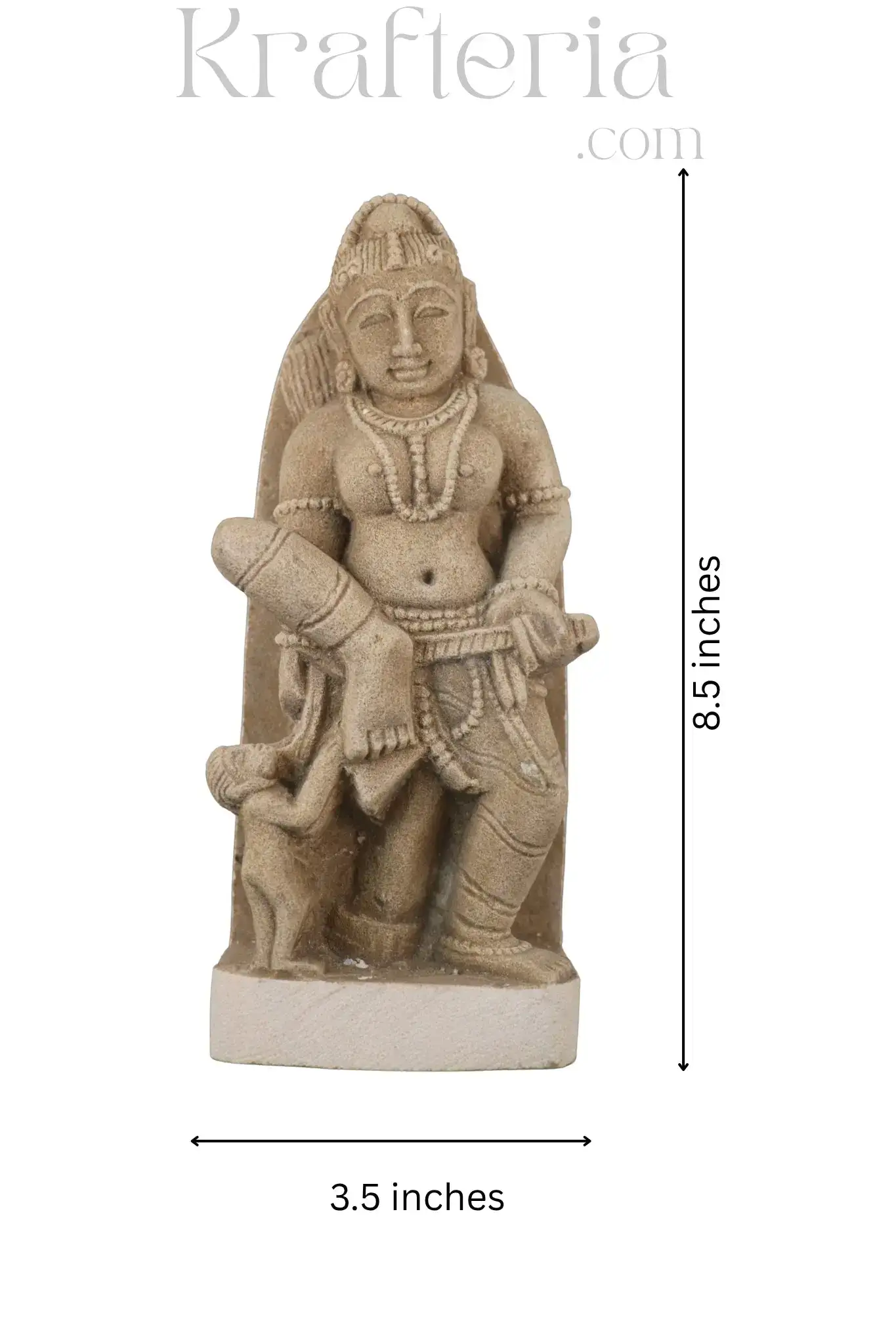 Tribhanga-Lalita Nritya Graceful Triple-Bent Dance Sculpture - Image 12