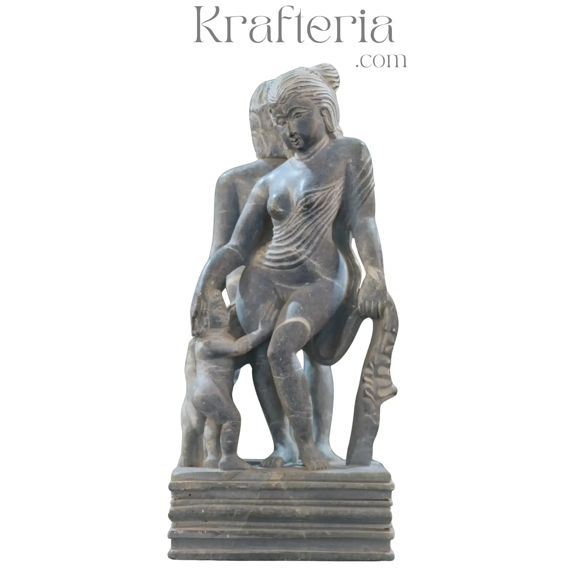 Two-Sided Figures Sculpture – Dual-Faced Artistic Masterpiece - Image 5