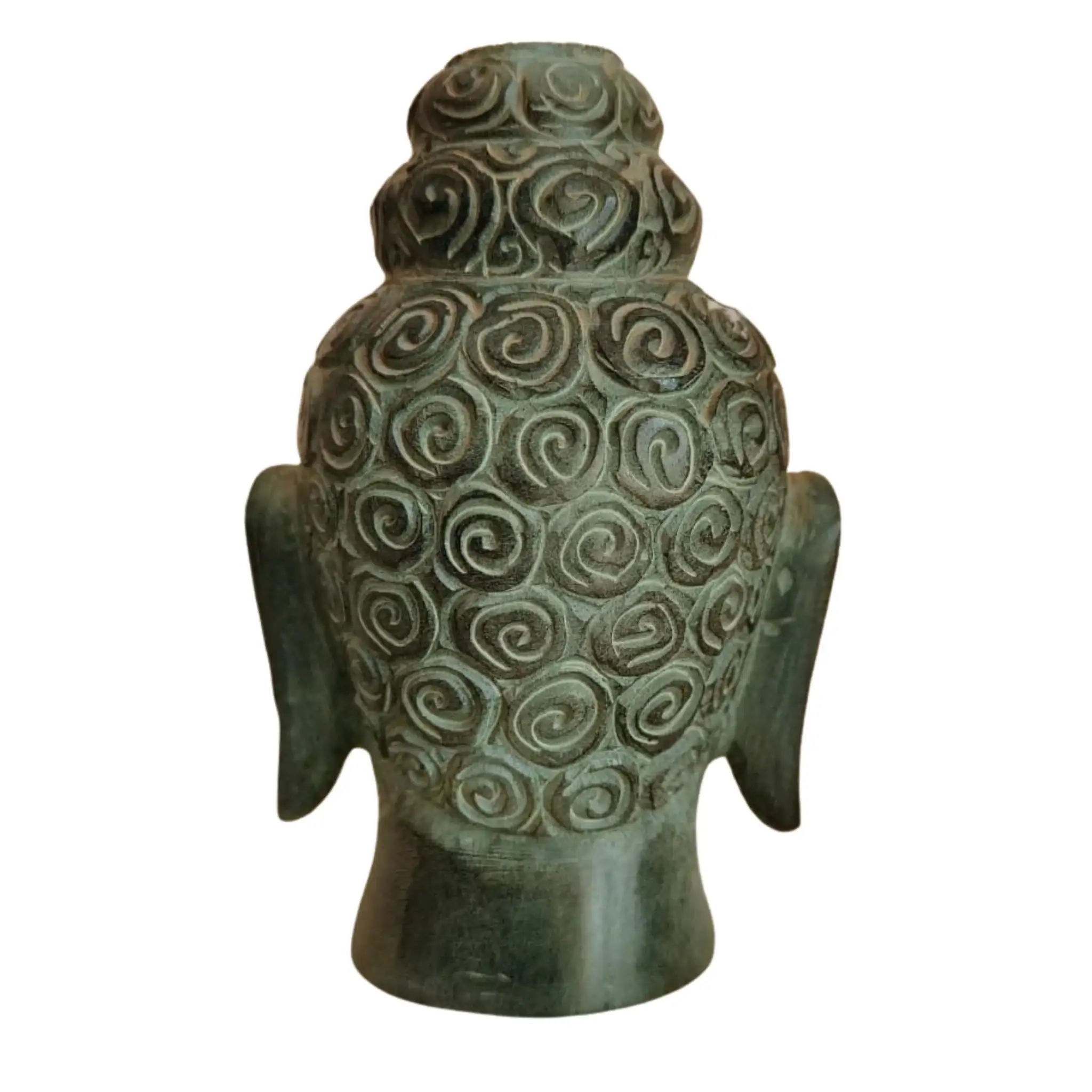 Marble Buddha Face Idol – Serene Meditation Statue for Home Décor - Image 8