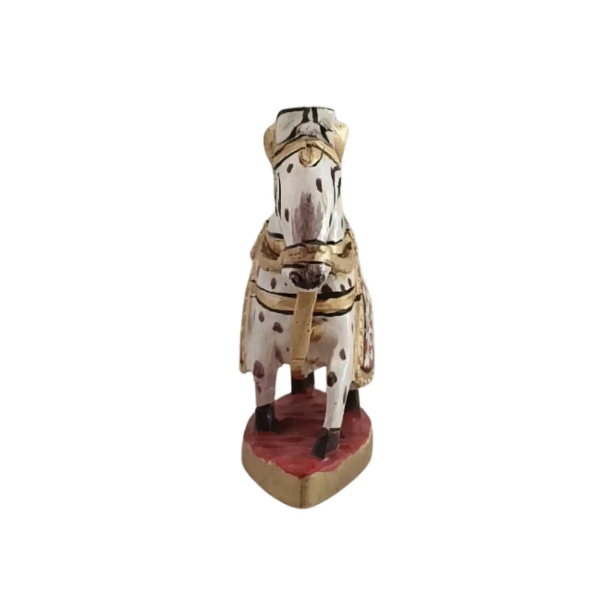 Colorful Hand-Painted Horse with Base | Traditional Art Decor - Image 17