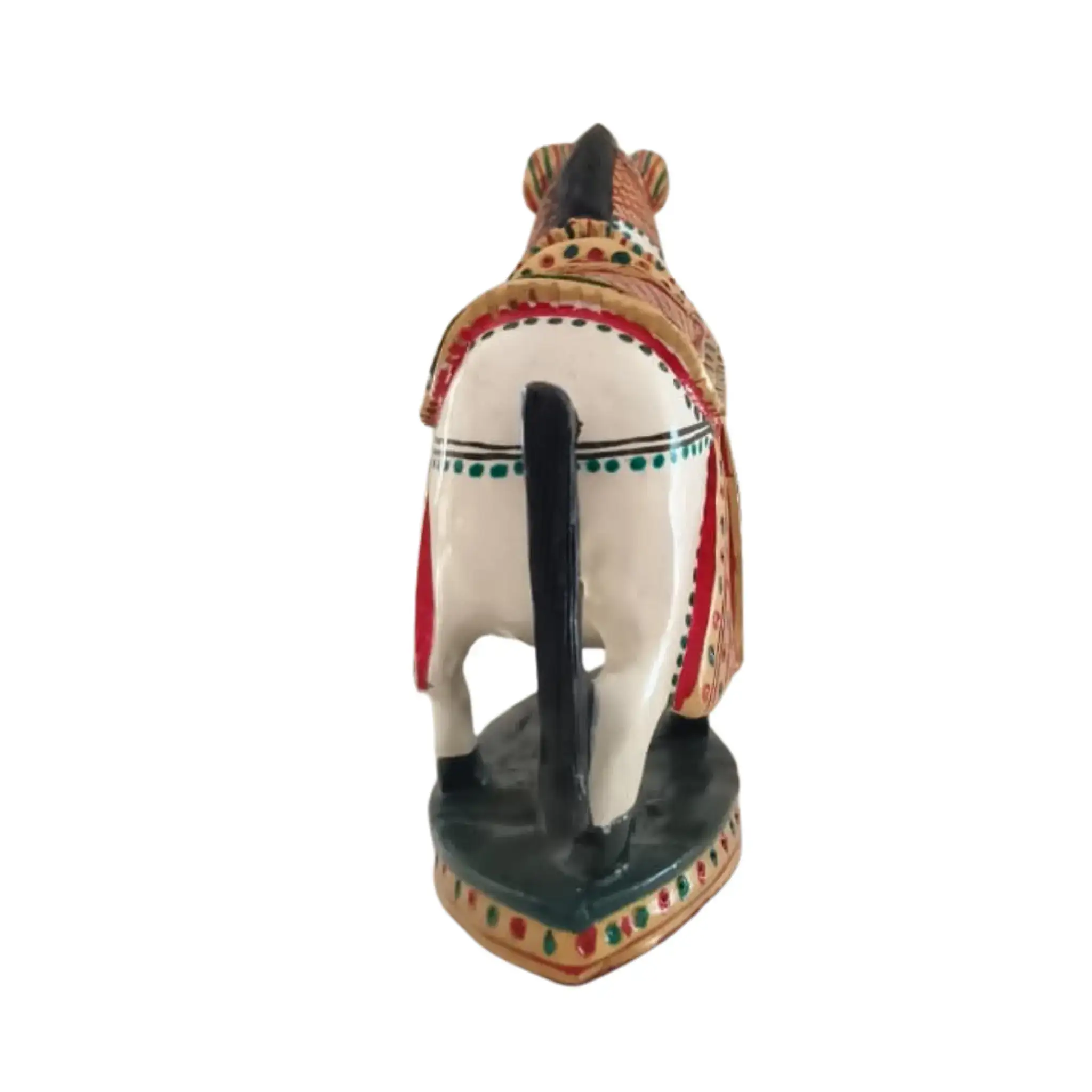 Colorful Hand-Painted Horse with Base | Traditional Art Decor - Image 7