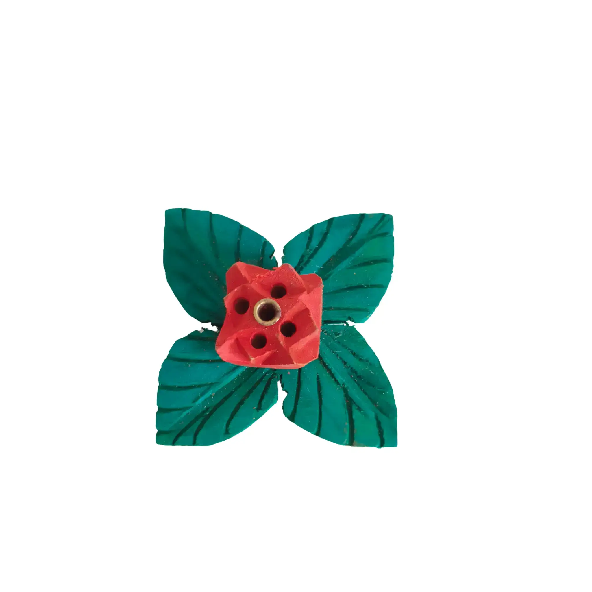 Hand-Painted Wooden Flower Agarbatti Stand – Elegant Incense Holder - Image 8