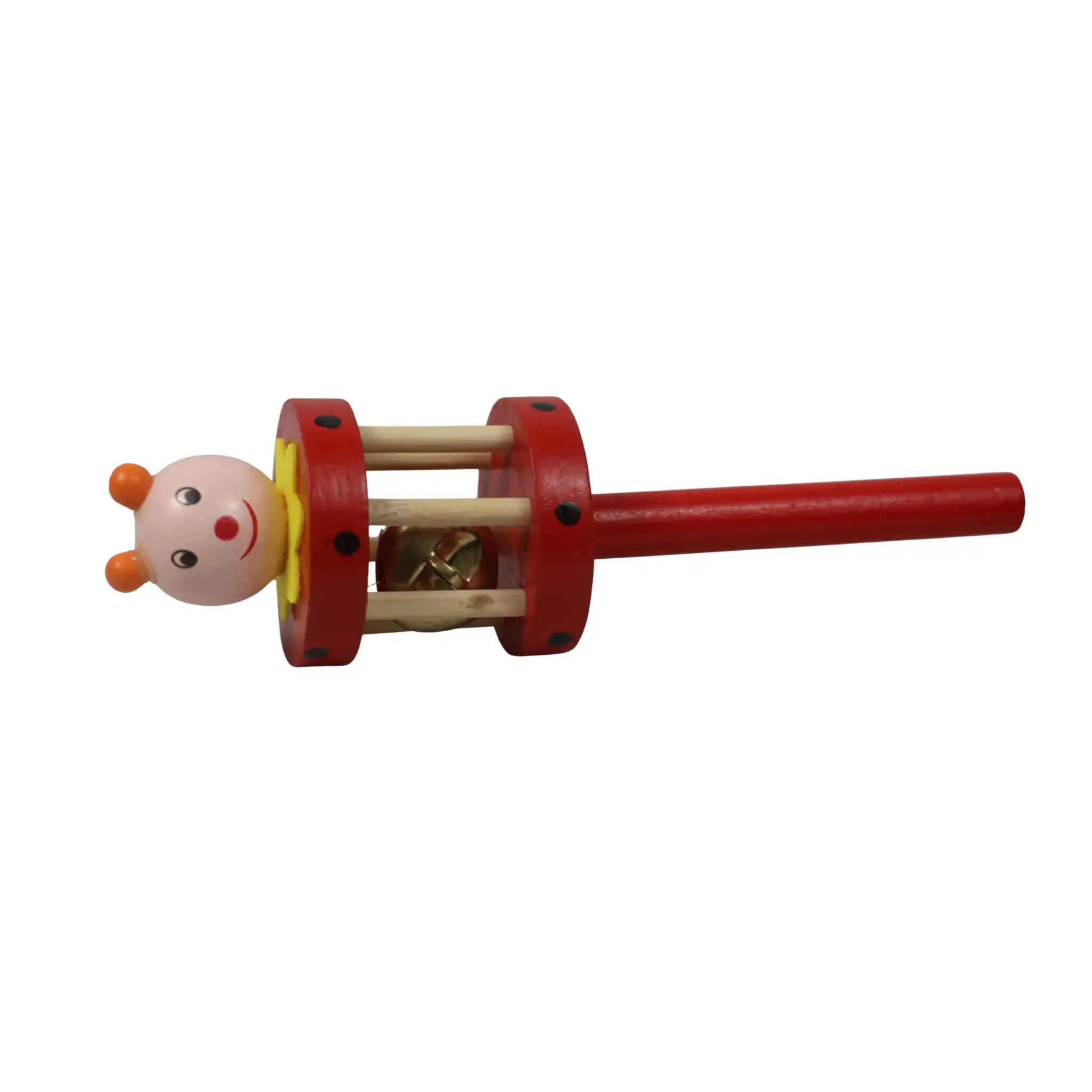 Channapatna Wooden Cage Rattle – Multicolour Baby Sensory Toy - Image 10