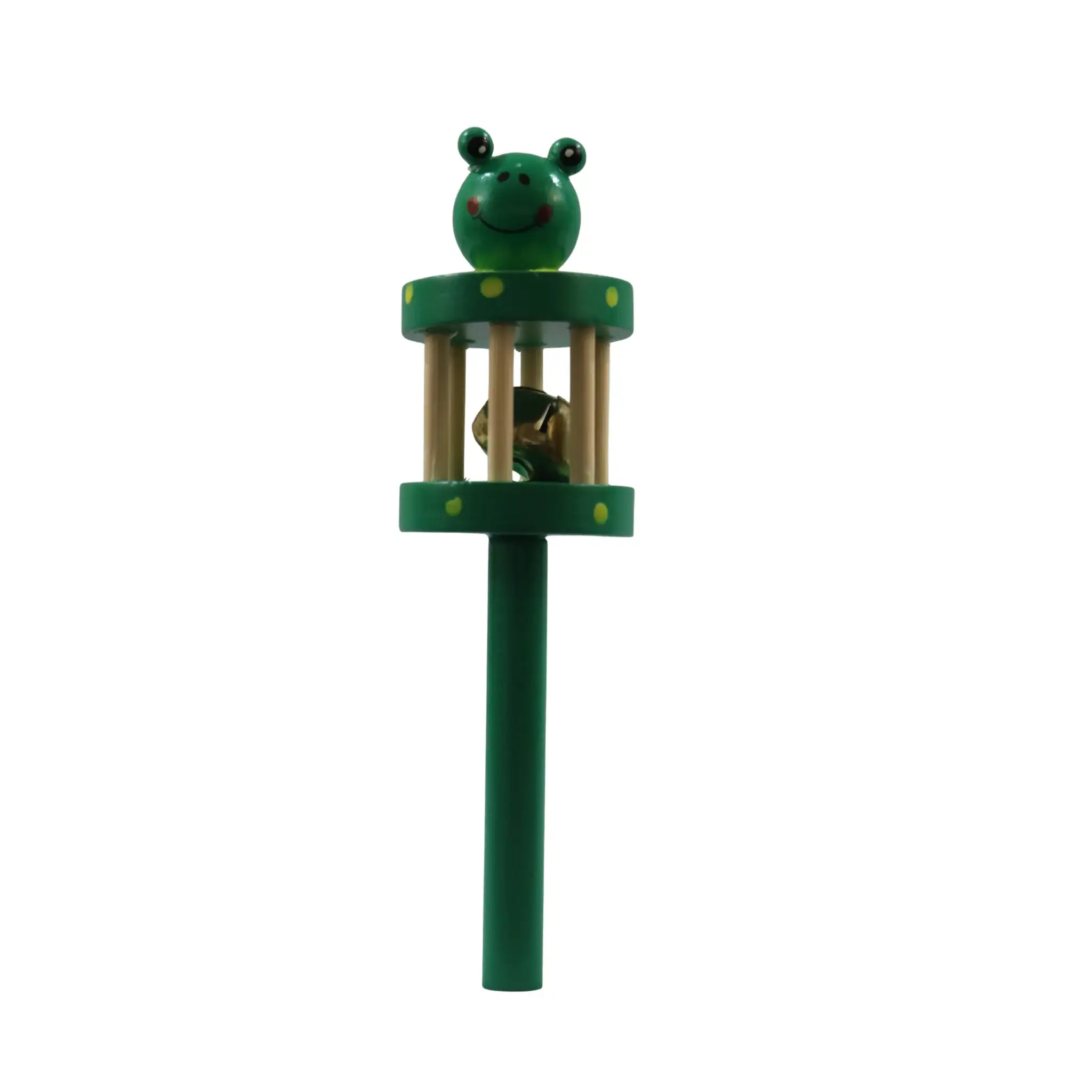 Channapatna Wooden Cage Rattle – Multicolour Baby Sensory Toy - Image 7