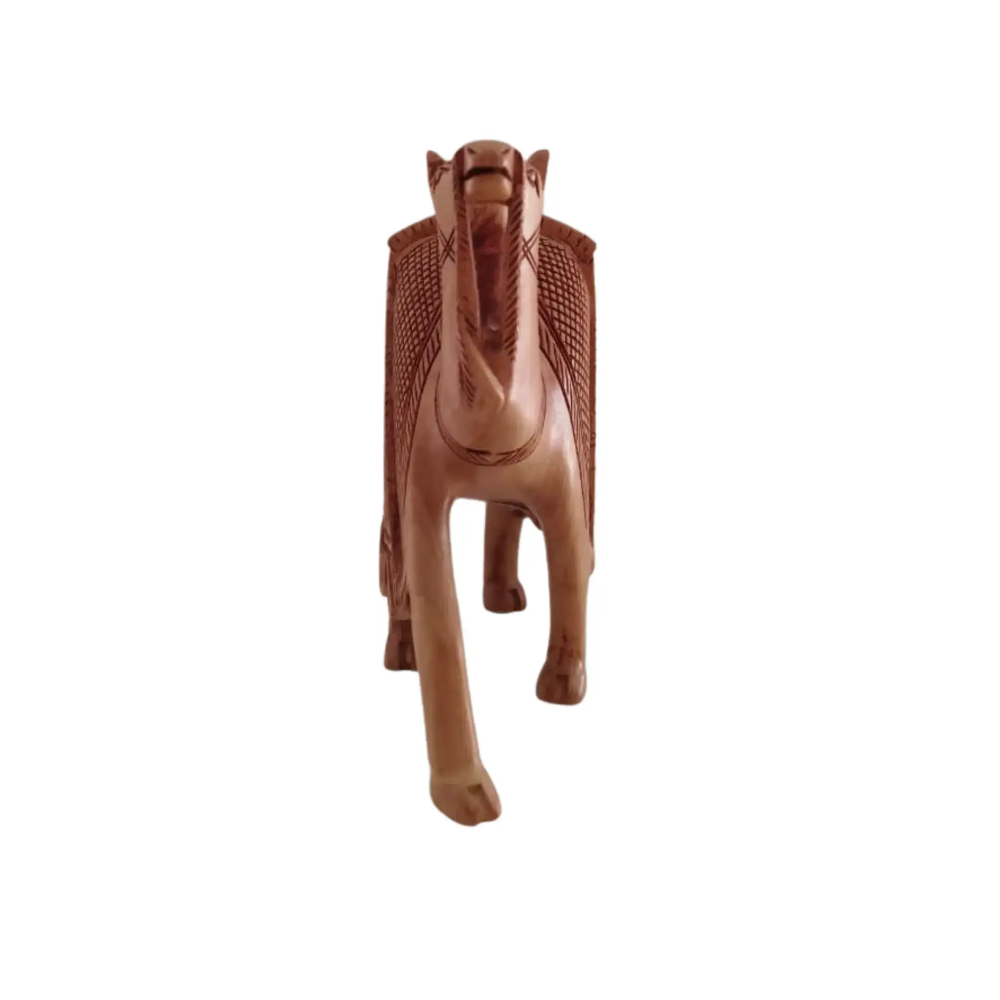 Intricately Hand-Carved Wooden Camel | Rustic Home Decor Piece - Image 12