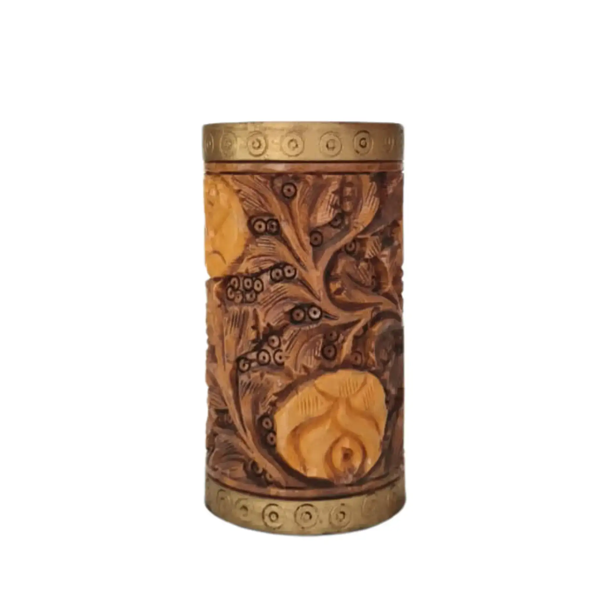 Handmade Wooden Candle Vase – Rustic Home Decor Accent - Image 4