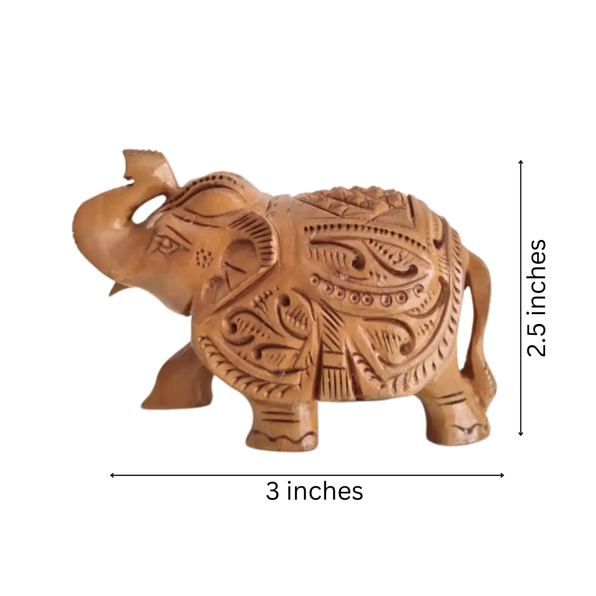 Hand-Carved Wooden Elephants – Artisan Decorative Sculptures - Image 23