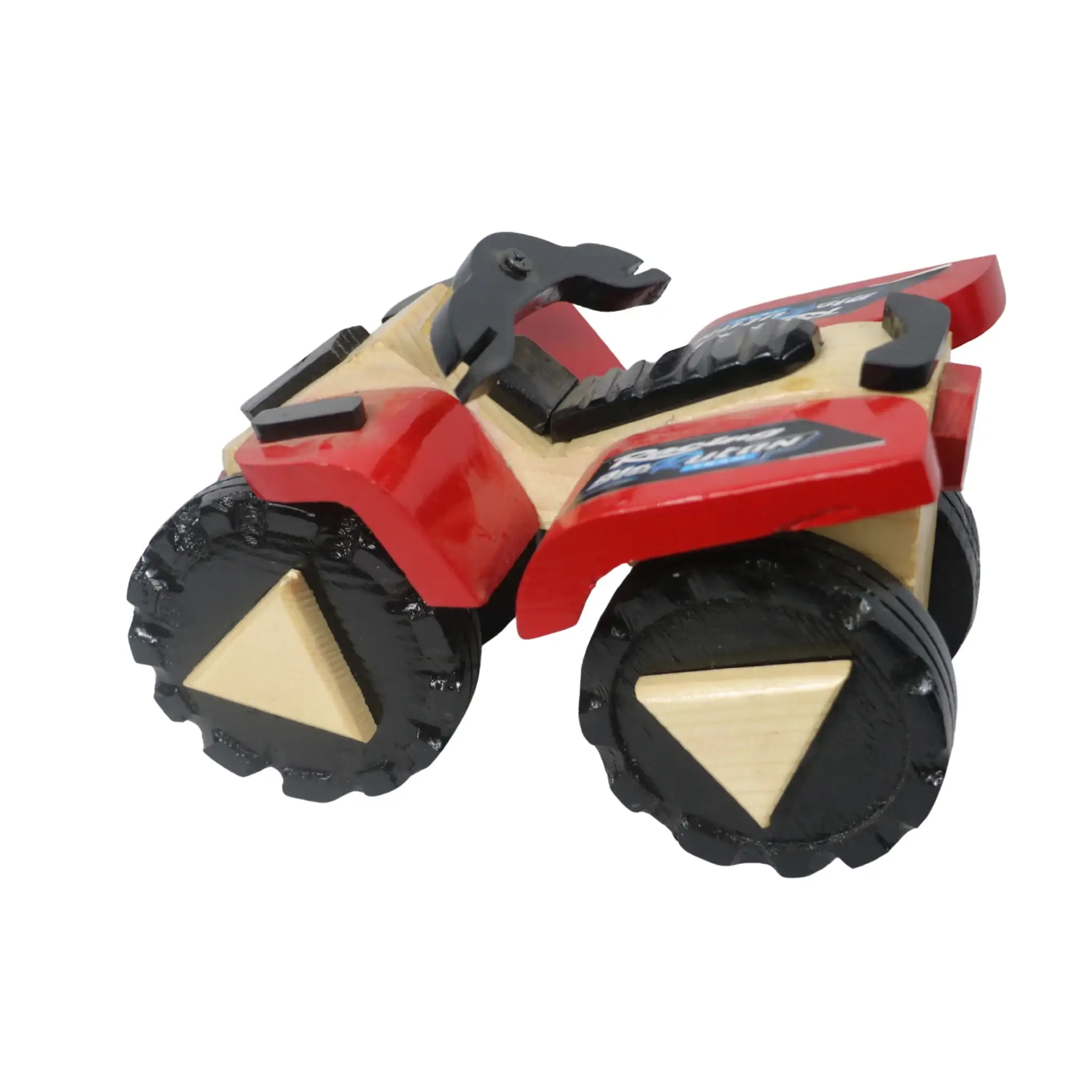Channapatna Wooden Racing Car – Traditional Mud Racer Toy - Image 4