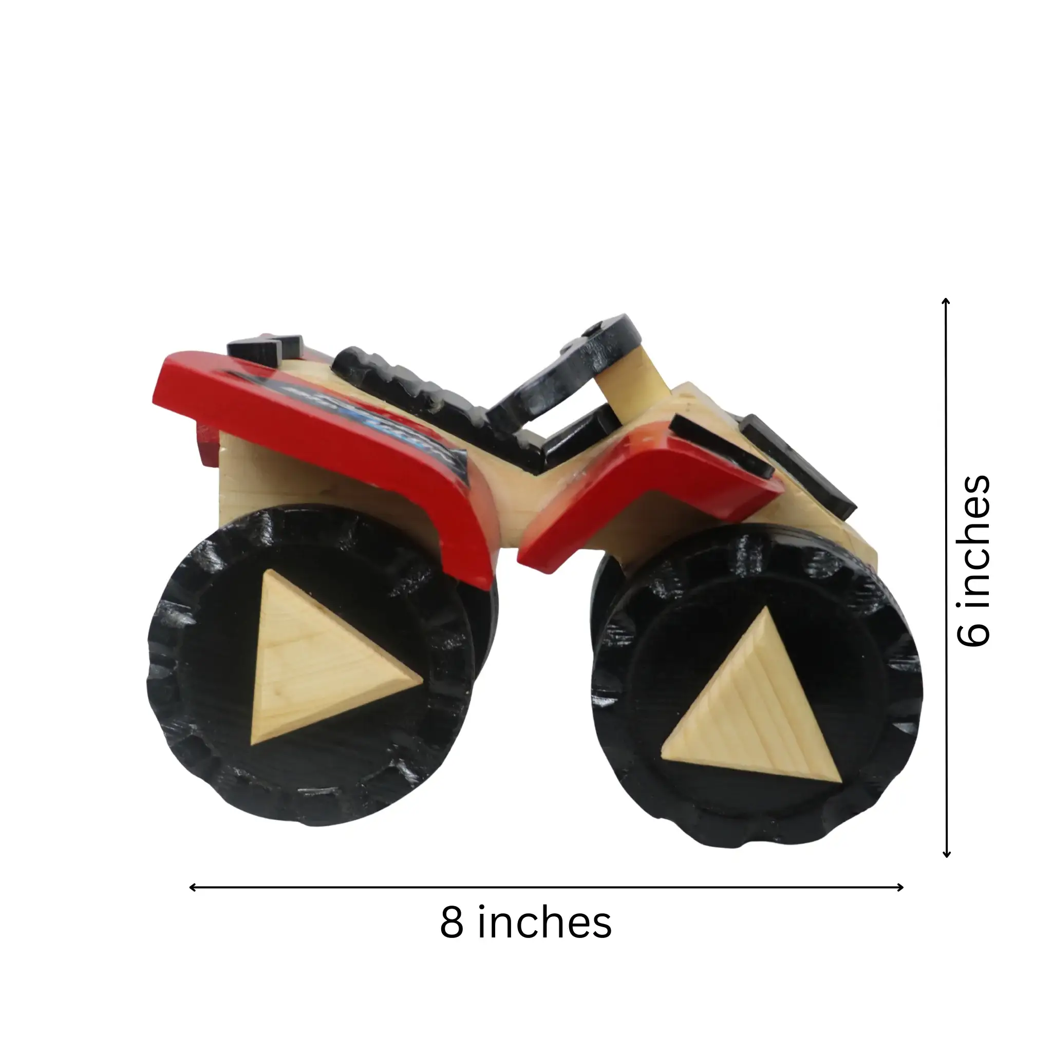 Channapatna Wooden Racing Car – Traditional Mud Racer Toy - Image 6