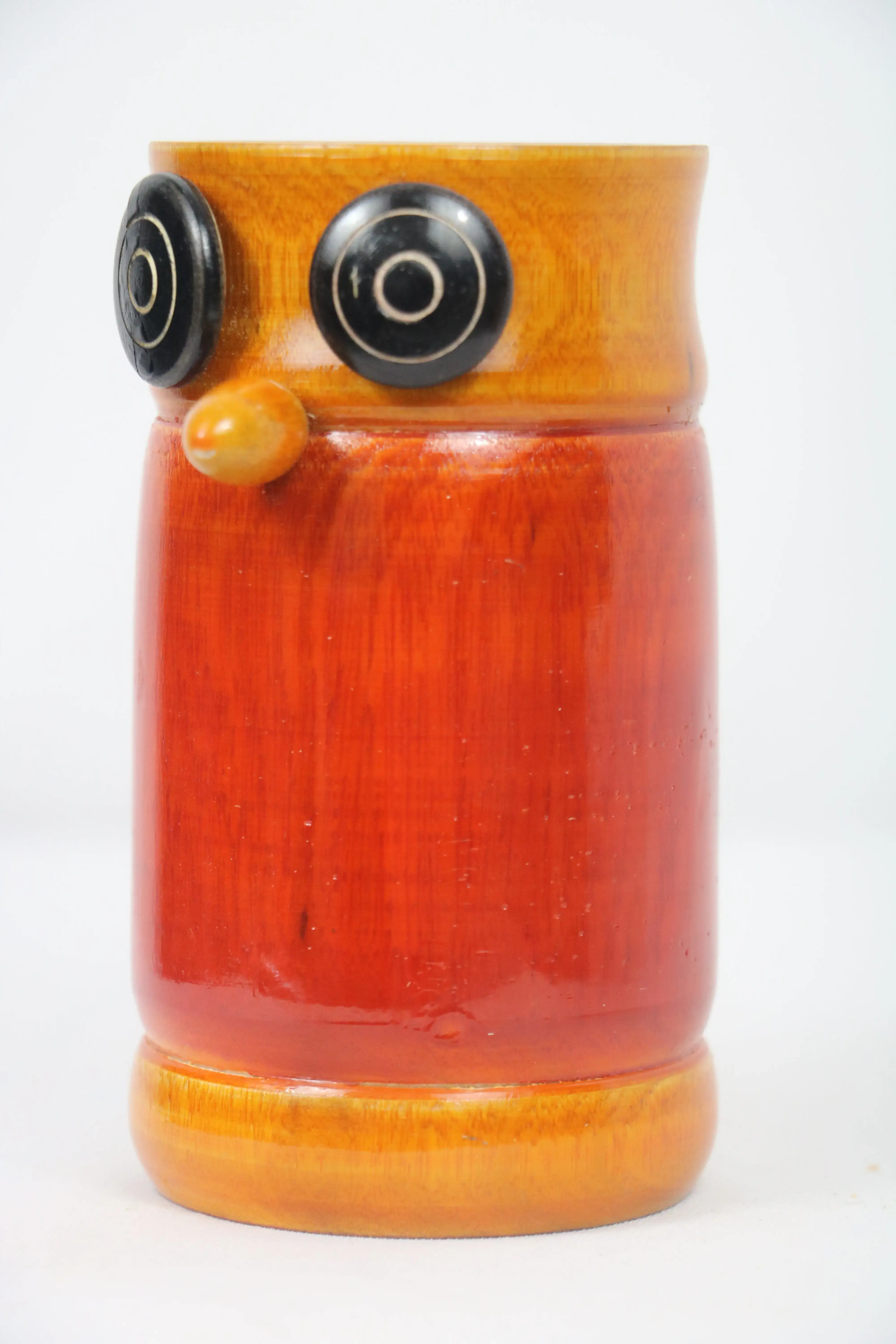 Wooden Owl Pen Stand – Artisan Carved Desk Accessory for Stylish Organization - Image 3