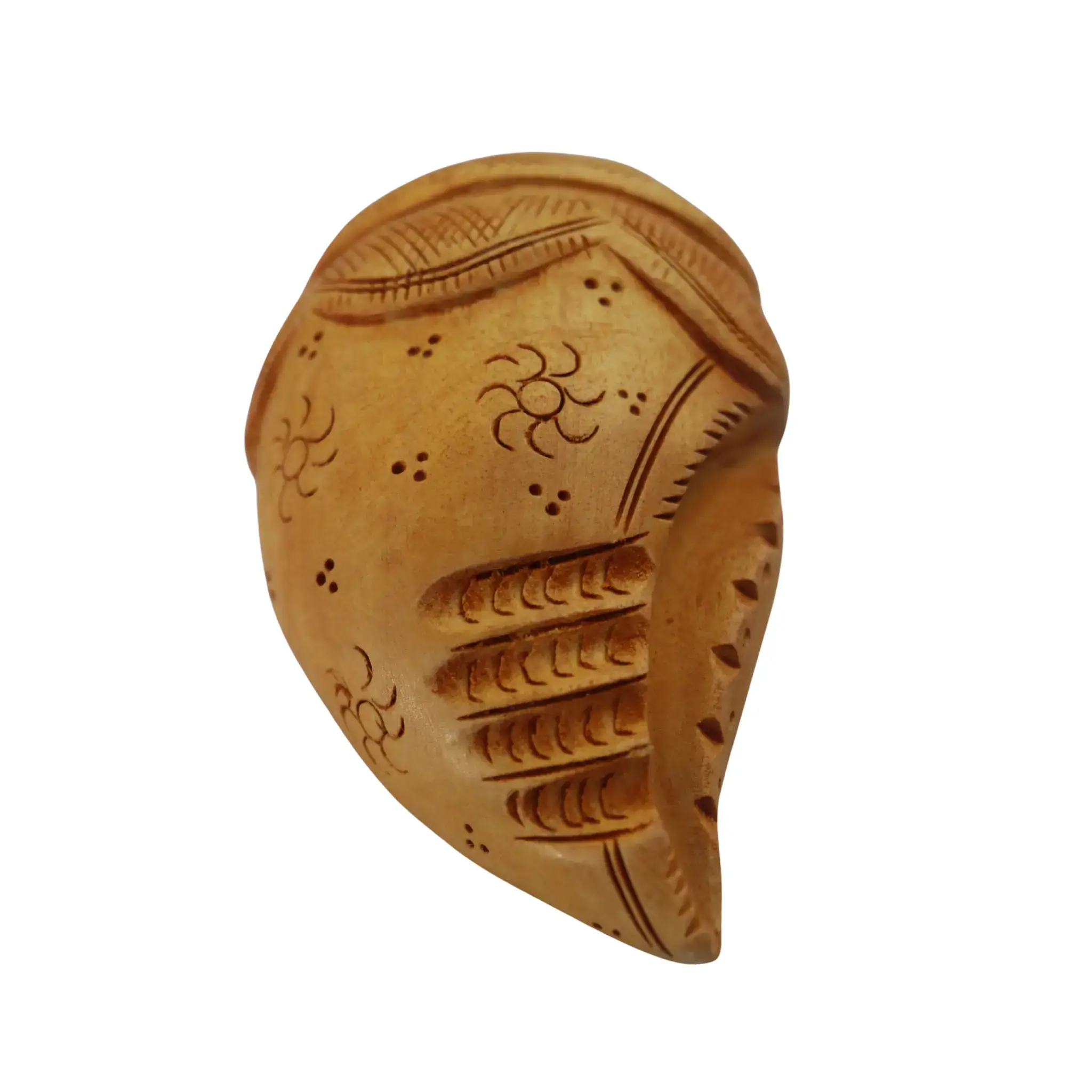 Wooden Shankam – Handcrafted Spiritual Decor Piece - Image 7