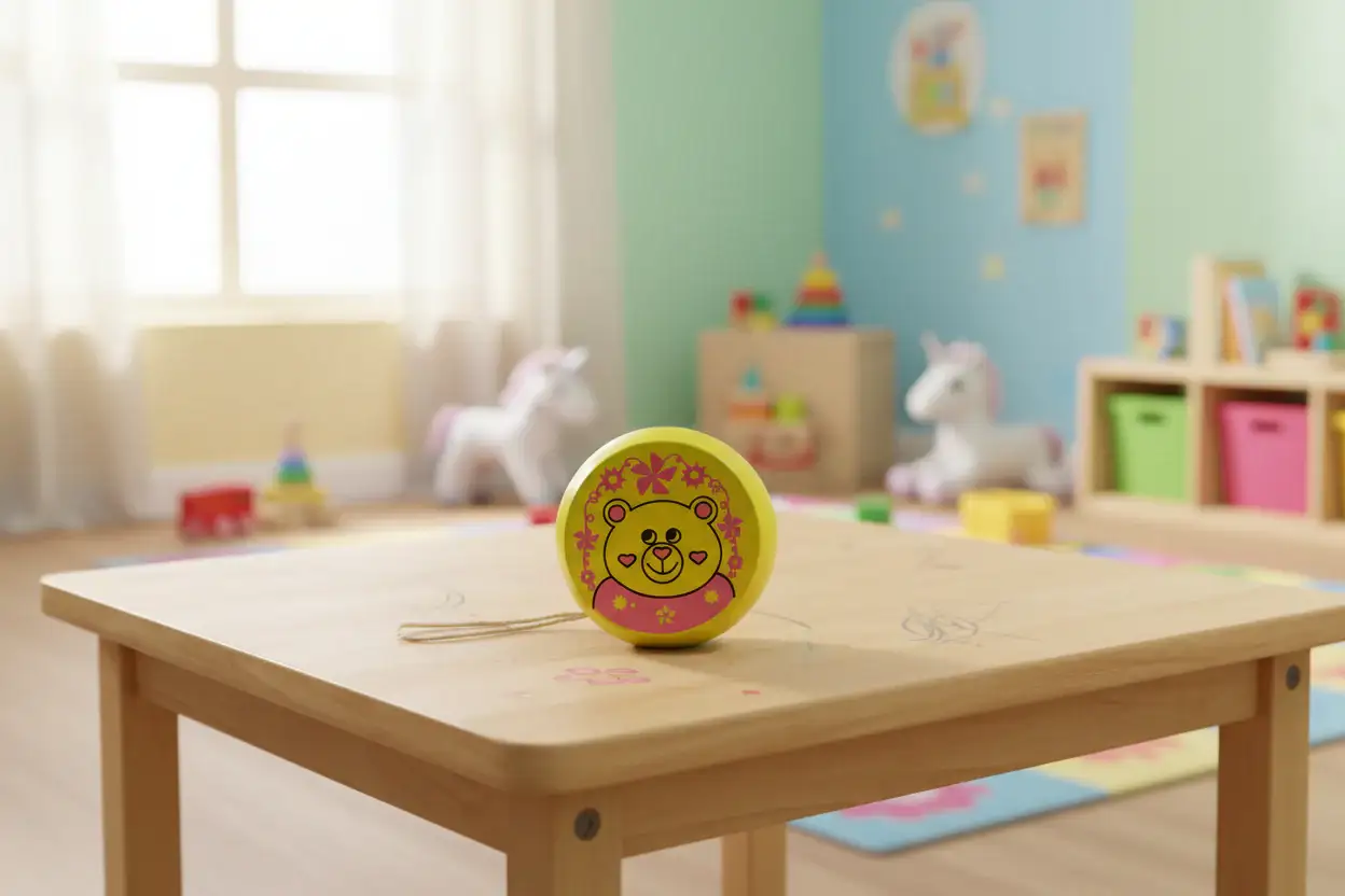Wooden Spinners for Kids – Classic Handmade Plaything - Image 5