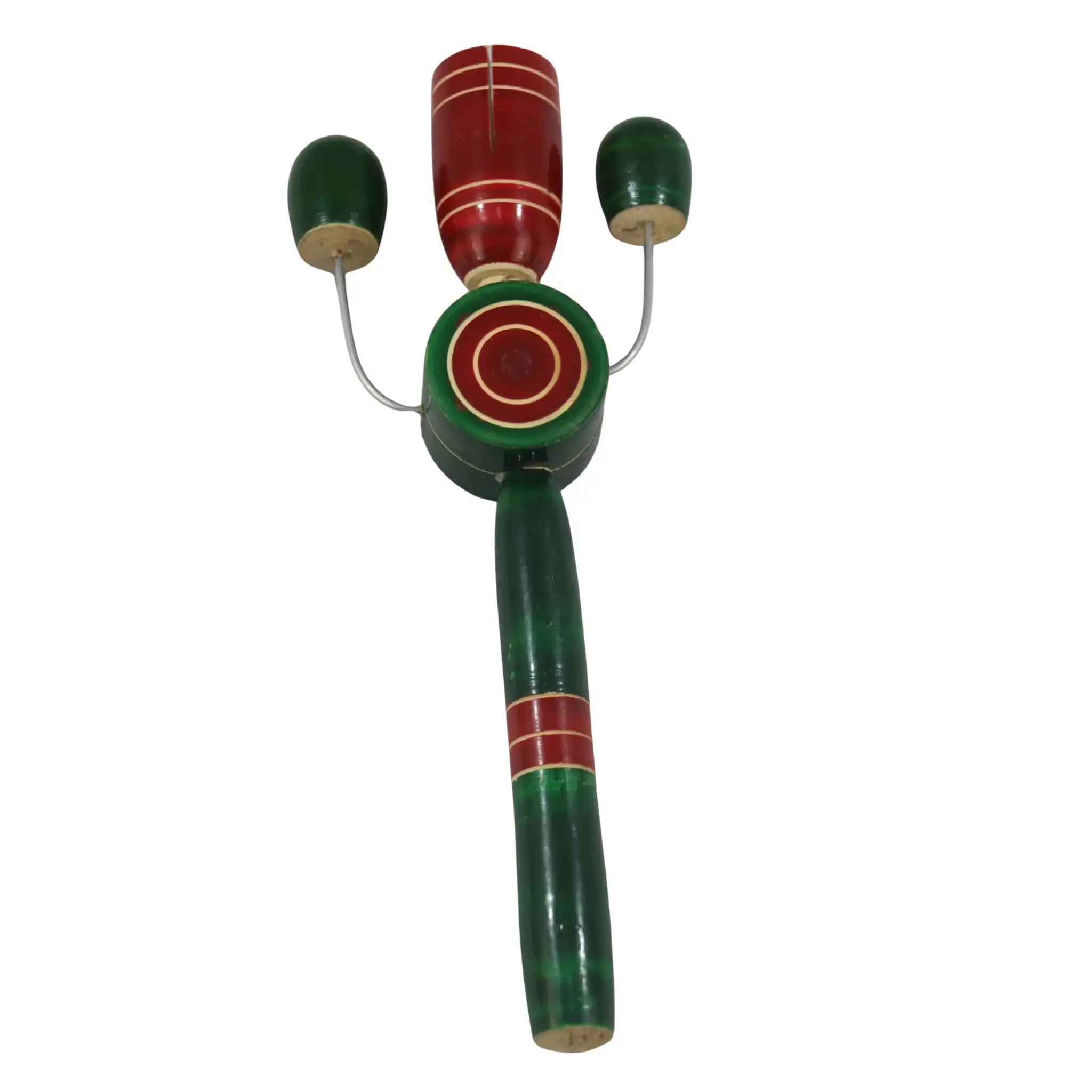 Channapatna Wooden Tic Tic Rattle – Fun & Colorful Toy for Kids - Image 3