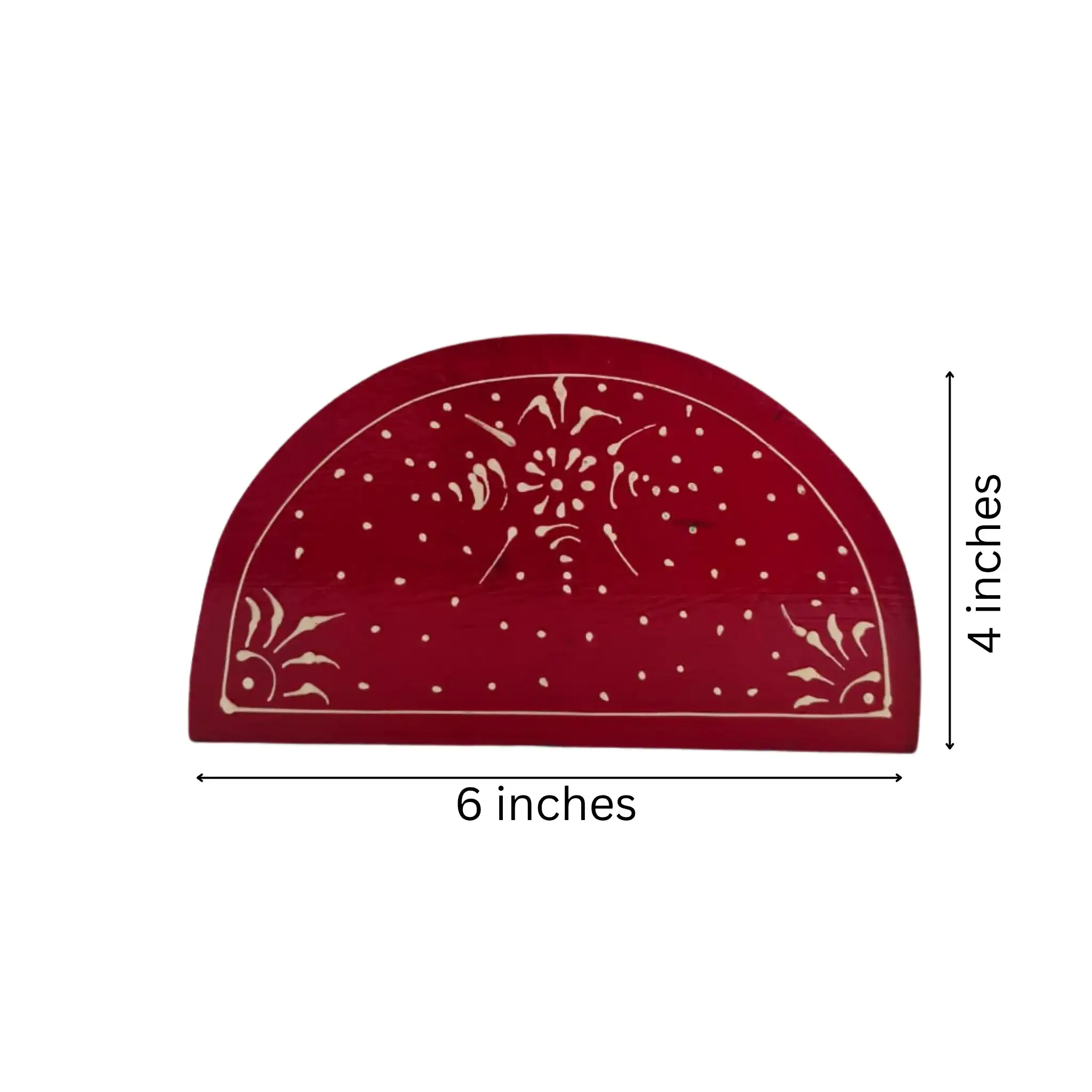 Decorative Wooden Tissue Holder | Hand-Painted Rustic Style - Image 5